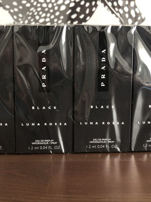 Prada Black Luna Rossa Eau de Parfum tester samples 16 x 1.2ml