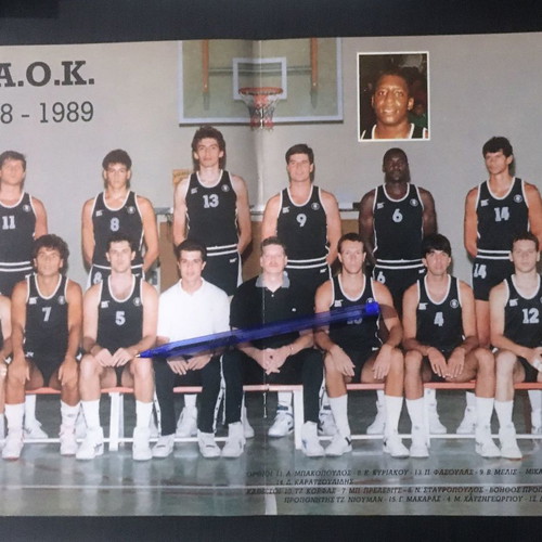 PAOK Basketball Yearbook 1988-1989 used