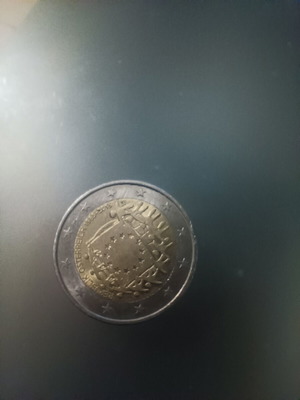 Austria 2 euro 2015 flag coin used