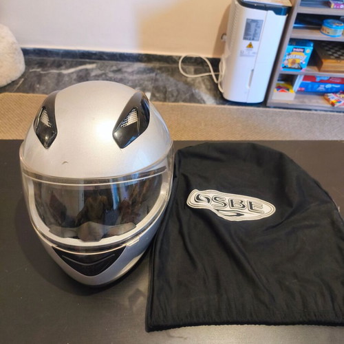 OSBE motorcycle helmet small, used