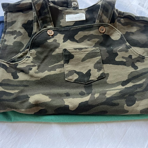 Next Baby Romper camouflage used, 9-12 months boy