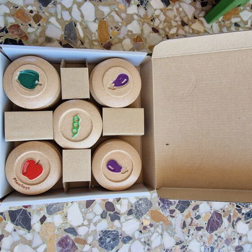 Wooden educational toys pack like new with packaging