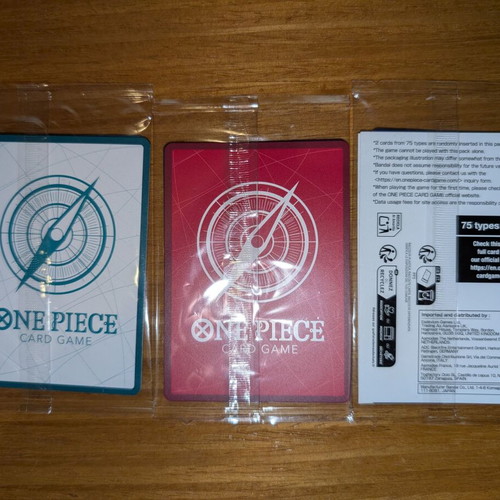 One Piece OP17 4th Anniversary Promo Card Set, sealed