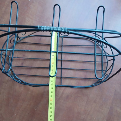 Metal bathroom holder used