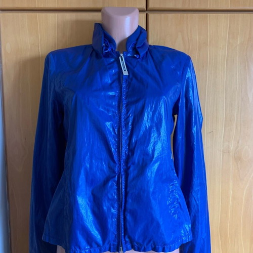Αδιάβροχο μπουφάν Armani Jeans σαν καινούργιο, μπλε, με κρυμμένη κουκούλα