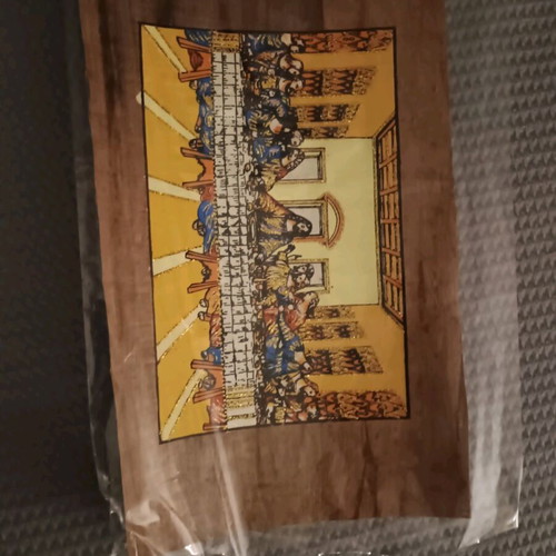 Reproduction of The Last Supper Leonardo da Vinci on new papyrus