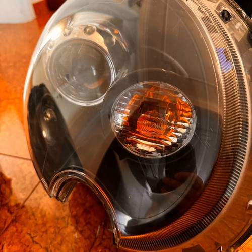 R56 Mini Cooper headlights painted like new