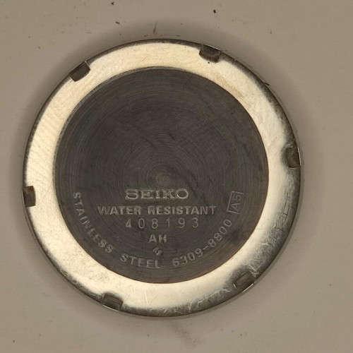 Seiko 5 Automatic 6309-8900 vintage 36mm silver watch used