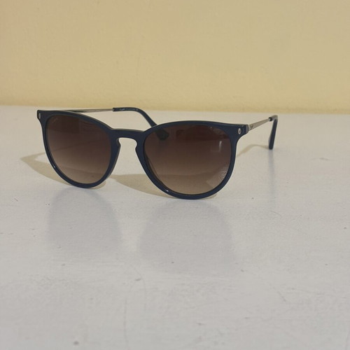 Vespa sunglasses like new, dark blue and silver frame with gradient lenses