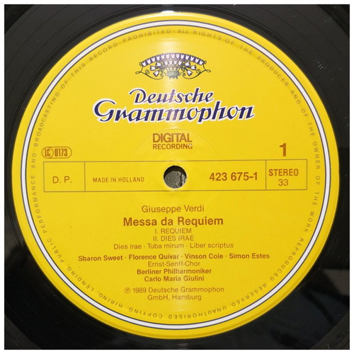 Verdi Requiem Box Set 2 Vinyl LPs new, classical music
