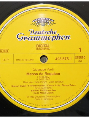 Verdi Requiem Box Set 2 δίσκων βινυλίου καινούργιο, κλασική μουσική