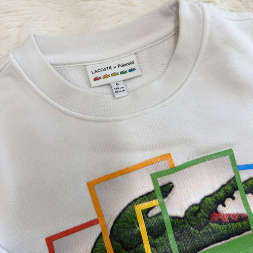 Lacoste Kids T-Shirt Size 116cm Like New White