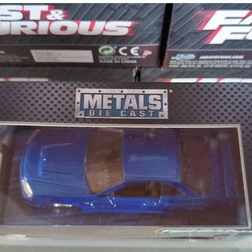 Fast & Furious Brian's Nissan Skyline GT-R (BNR34) metal model like new 1:32