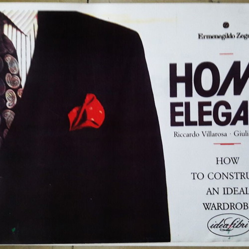Homo Elegans book like new, ideal men's wardrobe guide