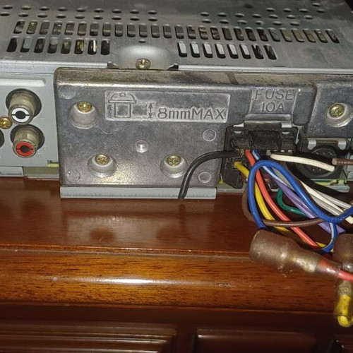 Kenwood KRC-658R Vintage Car Stereo Cassette Receiver used with mounting sleeve