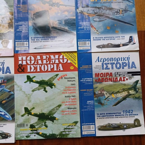Aviation History and War History Magazines pack of 8, like new