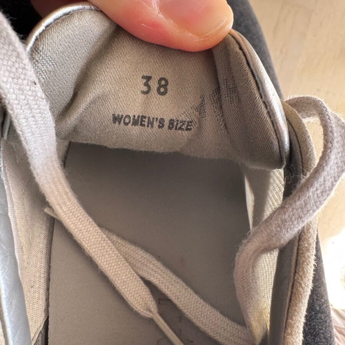 Hogan women's sneakers like new, size 38, white and silver
