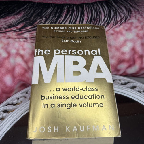 The Personal MBA by Josh Kaufman used, English business book