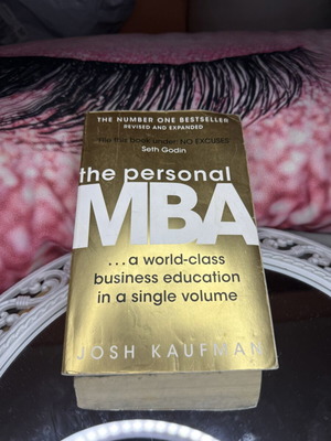 The Personal MBA by Josh Kaufman used, English business book