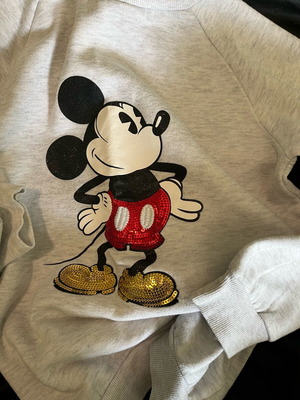 Φούτερ Disney Mickey Mouse γκρι σαν καινούργιο, ηλικία 13-14 ετών, 164 cm