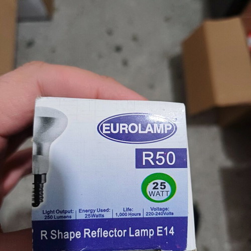 Eurolamp R50 E14 25w Incandescent Bulb new
