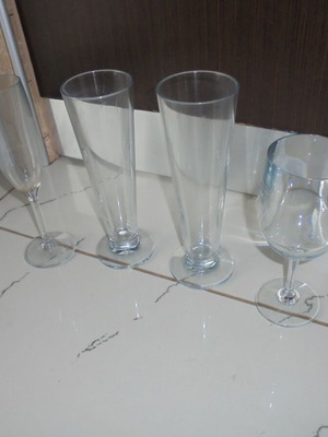 Strahl glasses set of 4 used, tritan glass