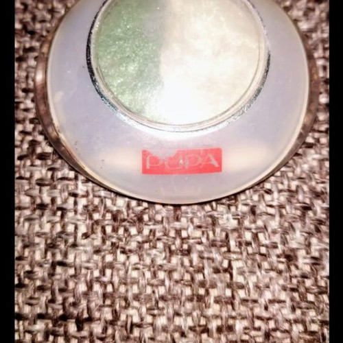 Pupa double eyeshadow used, green tones