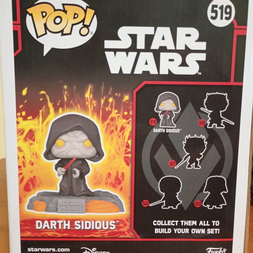 Funko Pop Darth Sidious Special Edition 519 new