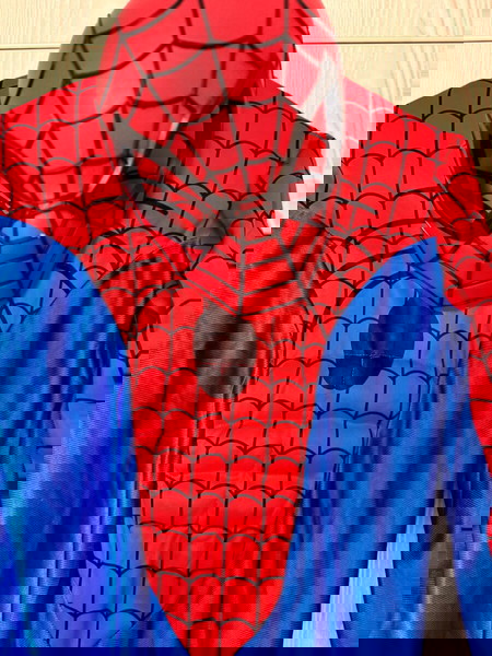 Spider-Man στολή με μάσκα και γάντια για ηλικία 6 χρονών