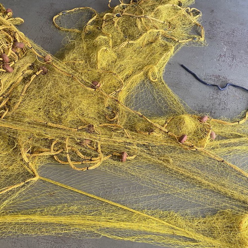 Fishing net like new, static mononet 3-4m height, 150m length