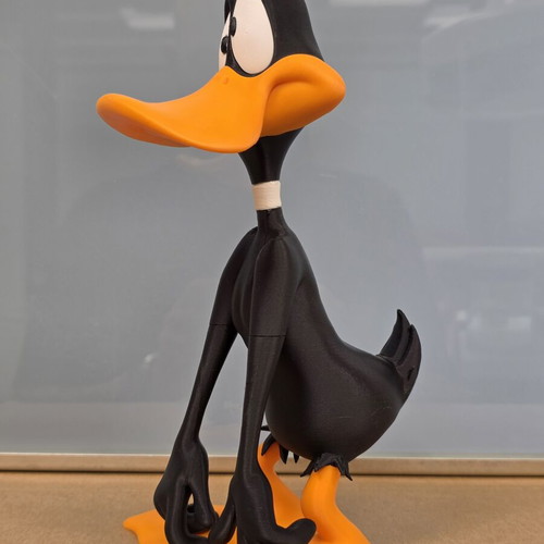 Daffy Duck 3D printed figure made to order