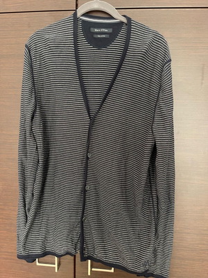 Marc O’Polo striped cotton cardigan used, size L