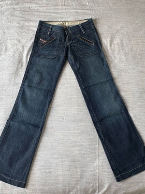 Τζιν Diesel W26 χαμηλόμεσο σαν καινούργιο, μπλε, bootcut