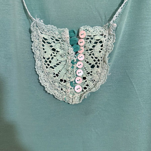 Paul&Joe Women's Green Summer Top S used
