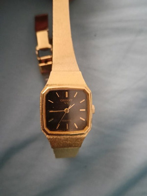 Orient VX Quartz γυναικείο ρολόι μεταχειρισμένο, χρυσαφί, vintage