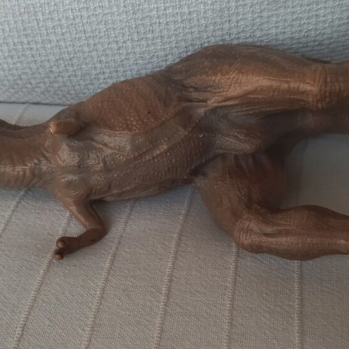Trex figure used, solid, 31cm, one arm broken