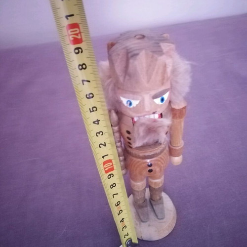 Handmade German Nutcracker used, carved wood