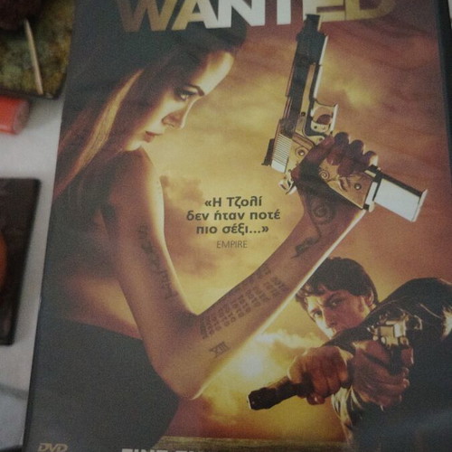 Wanted DVD like new with Greek subtitles
