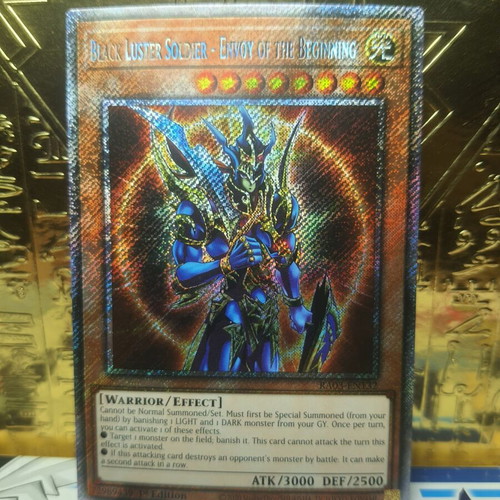 Black Luster Soldier Envoy of the Beginning near mint Yu-Gi-Oh! card
