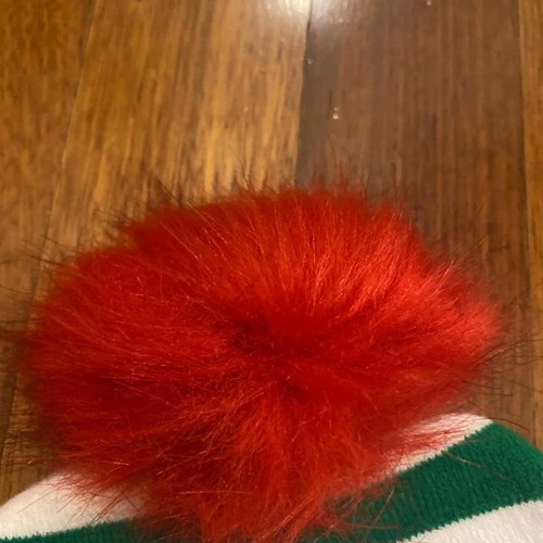 Carnival hat used with pom pom and bells