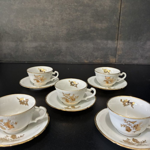 Kyoto Made in Japan Espresso Cups with Gold Details, Like New