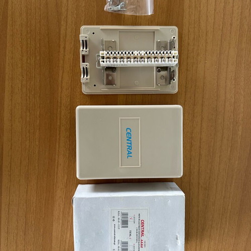 Central wall-mounted gray telephone distributor new
