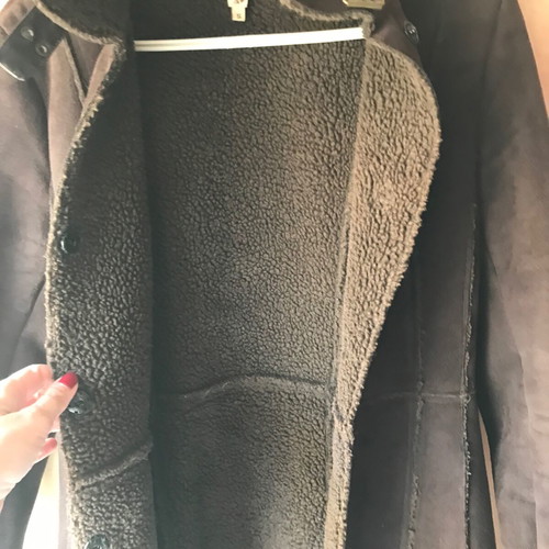 Mouton Coat Like New, Size Small-Medium, Brown