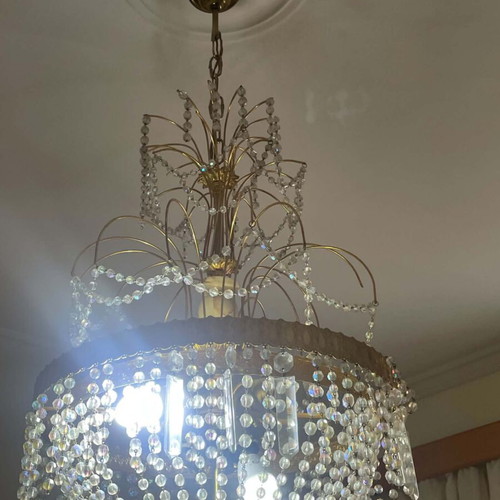 Lighting set with Swarovski crystals, like new, 3 pieces, gold