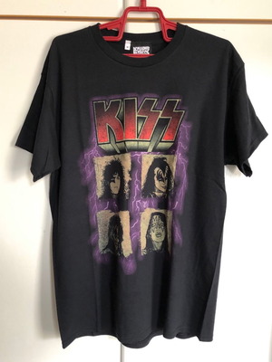 KISS The Spirit of 76 Tour T-shirt καινούργιο, μέγεθος Medium, μαύρο