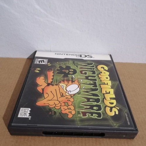 Garfield's Nightmare Nintendo DS case, cover and manual, NTSC