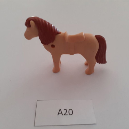 Playmobil pony A20 like new, brown two-tone