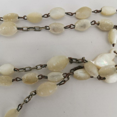 Priest Cross used, made of mother-of-pearl from 1930 era