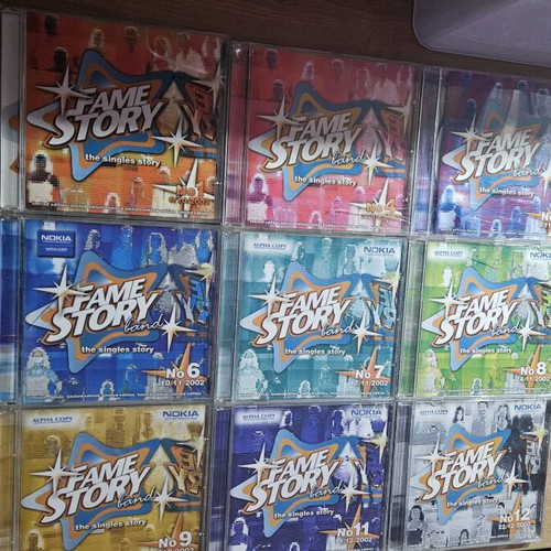 Fame Story Band collection set of 10 CDs like new, with Christmas Album