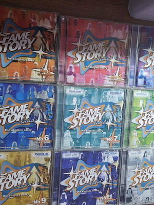 Fame Story Band collection set of 10 CDs like new, with Christmas Album